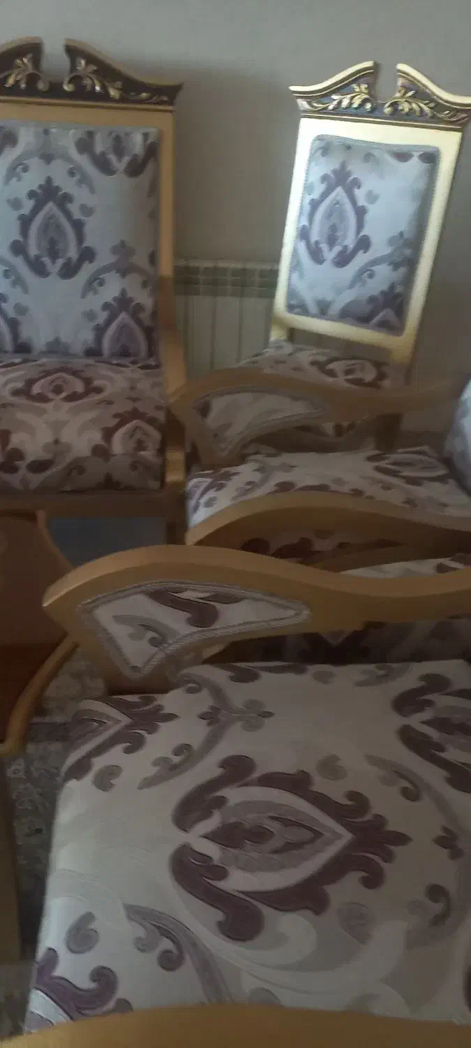 ست مبلمان ۹ نفره ونهار خوری ۸نفره چوب راش|مبلمان خانگی و میز عسلی|بروجرد, |دیوار