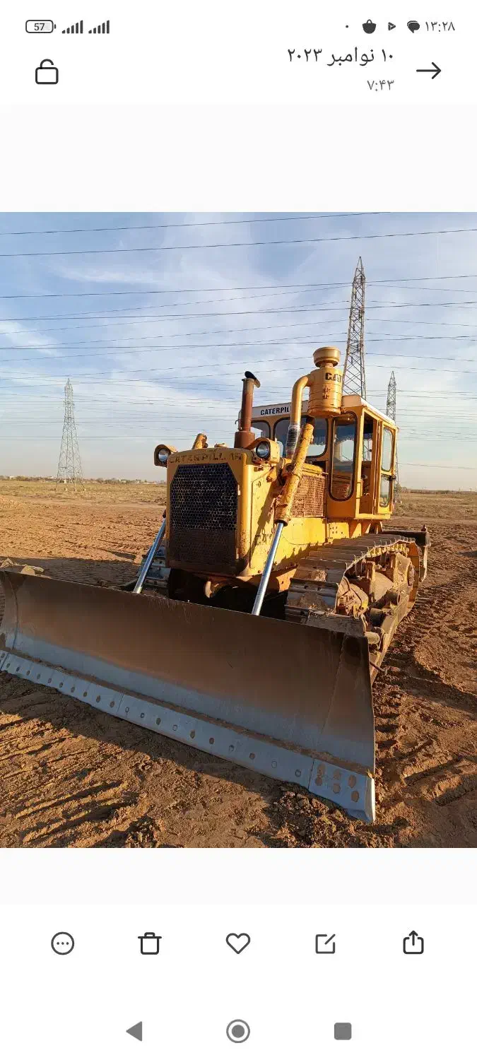 فروش 2عدد بلدوزر دی6 کاترپیلار|خودرو سنگین|ماهدشت, |دیوار