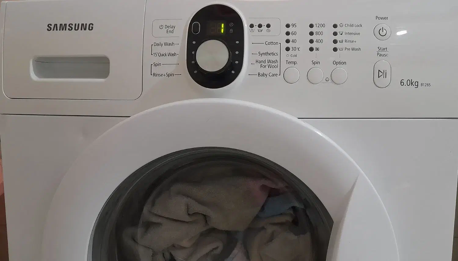 ماشین لباسشویی سامسونگ۶کیلو کره مونتاژ اروپا(eu)|ماشین لباسشویی و خشککن لباس|قم, زند آباد|دیوار