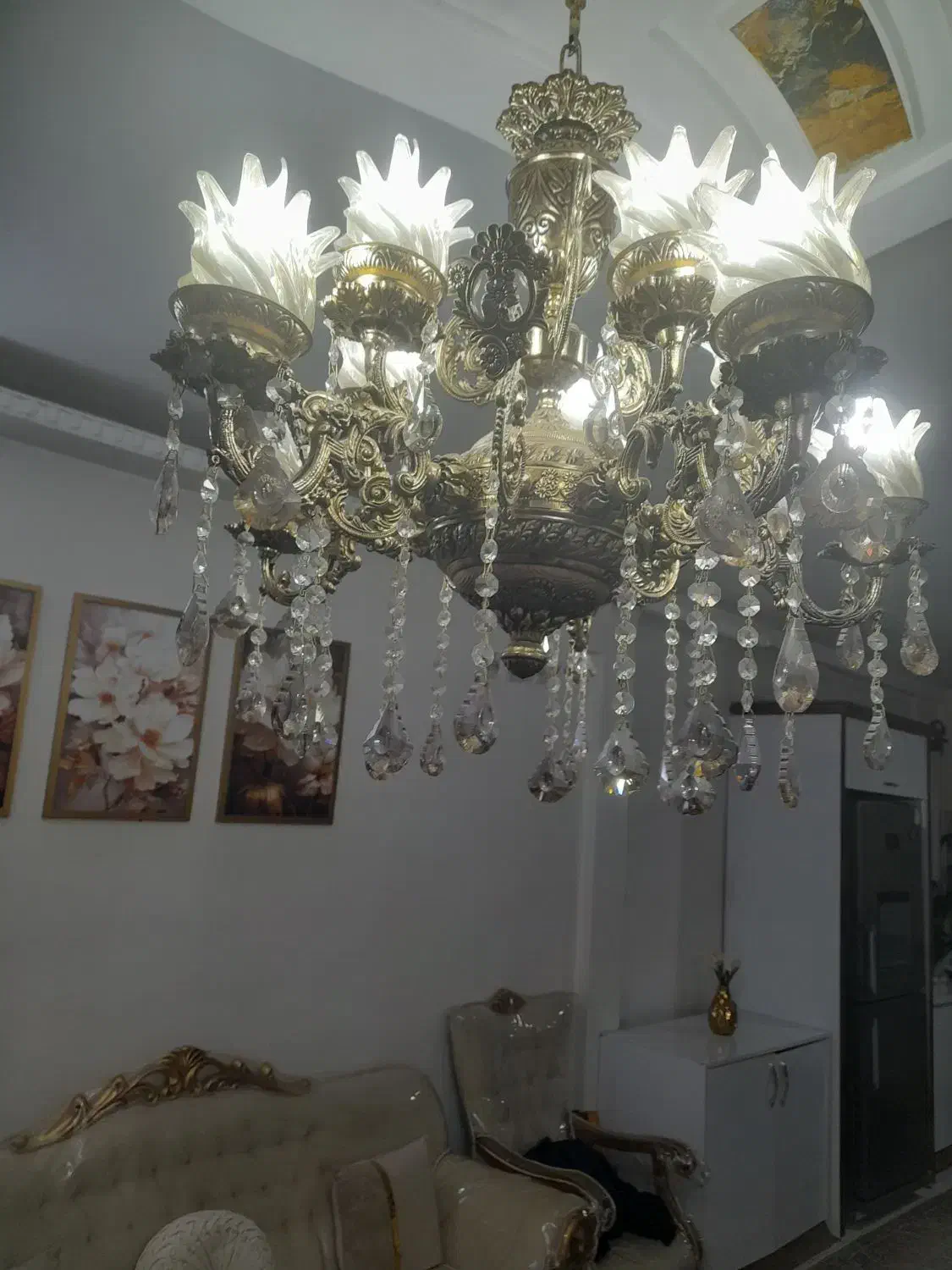 لوستر در حد نو|لوستر و چراغ آویز|مشهد, ایثارگران|دیوار