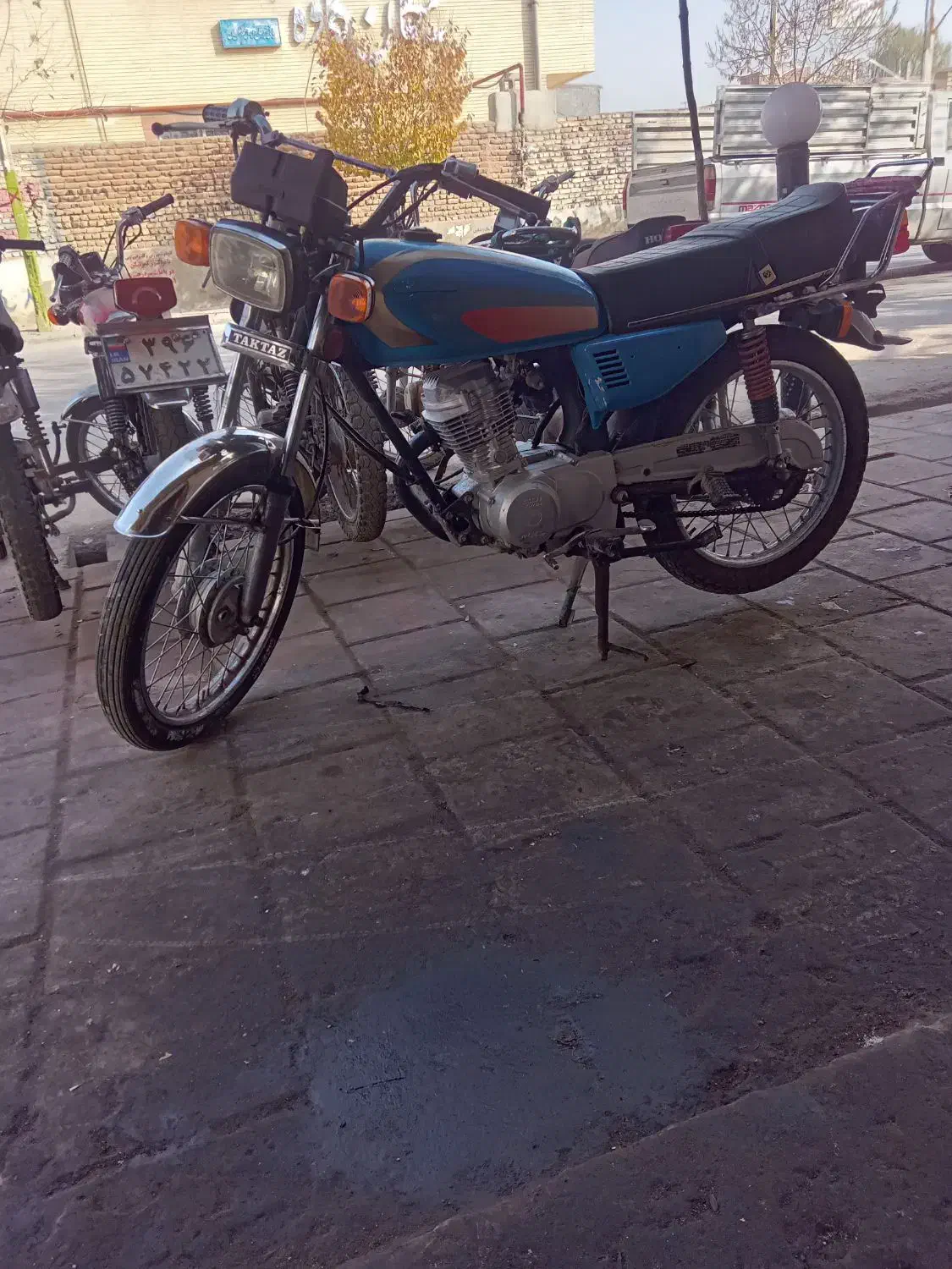 موتور۱۲۵ مدل۹۳مزایده|موتورسیکلت|بناب, |دیوار