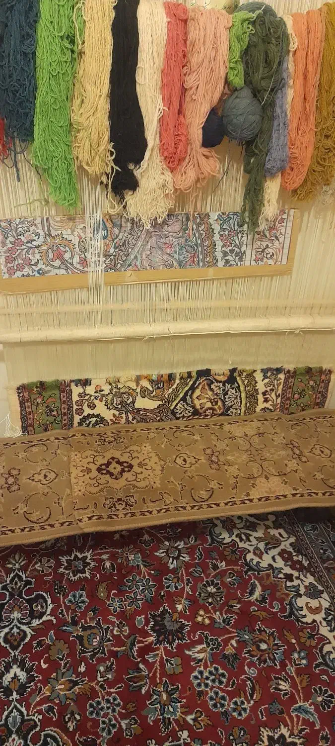 قالی با دار|فرش|بروجرد, |دیوار