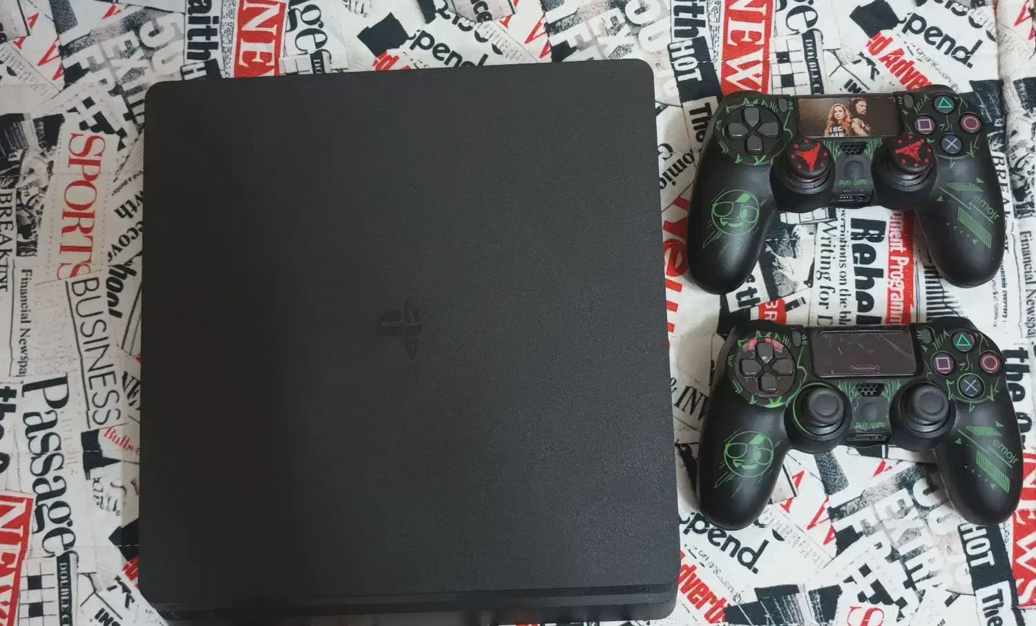 ps4اسلیم دودسته 1 ترابایت|کنسول، بازی ویدئویی و آنلاین|خرم‌آباد, |دیوار