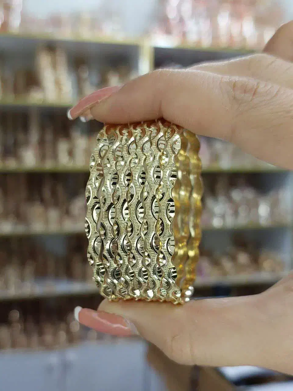 النگو طلا روس با ضمانت رنگ سایز ۴|بدلیجات|فولادشهر, مسکن مهر فولادشهر|دیوار