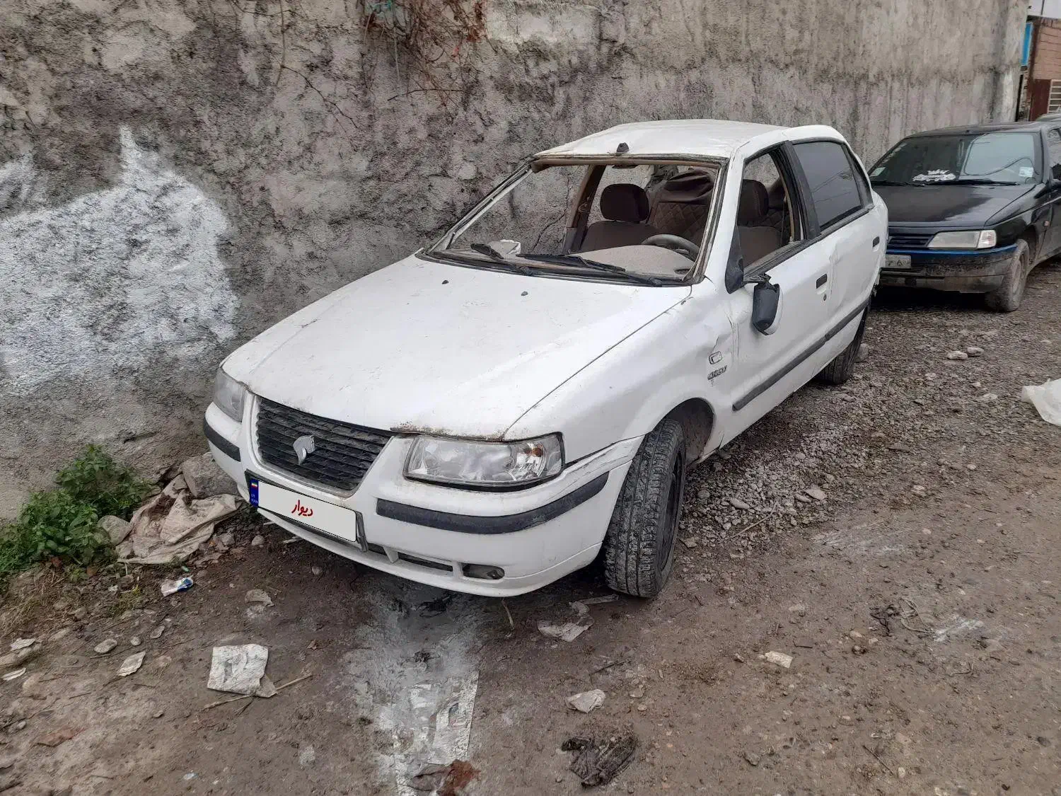 سمند ای اف سون تصادفی ۹۷|خودرو سواری و وانت|گرگان, |دیوار