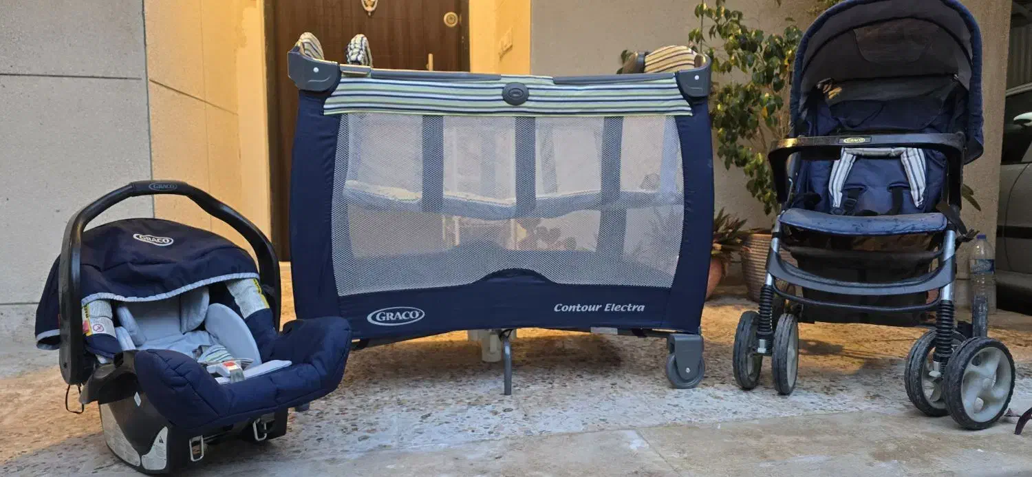 ست کالسکه و تخت نوزادی مدل GRECO|اسباب و اثاث بچه|جم, |دیوار