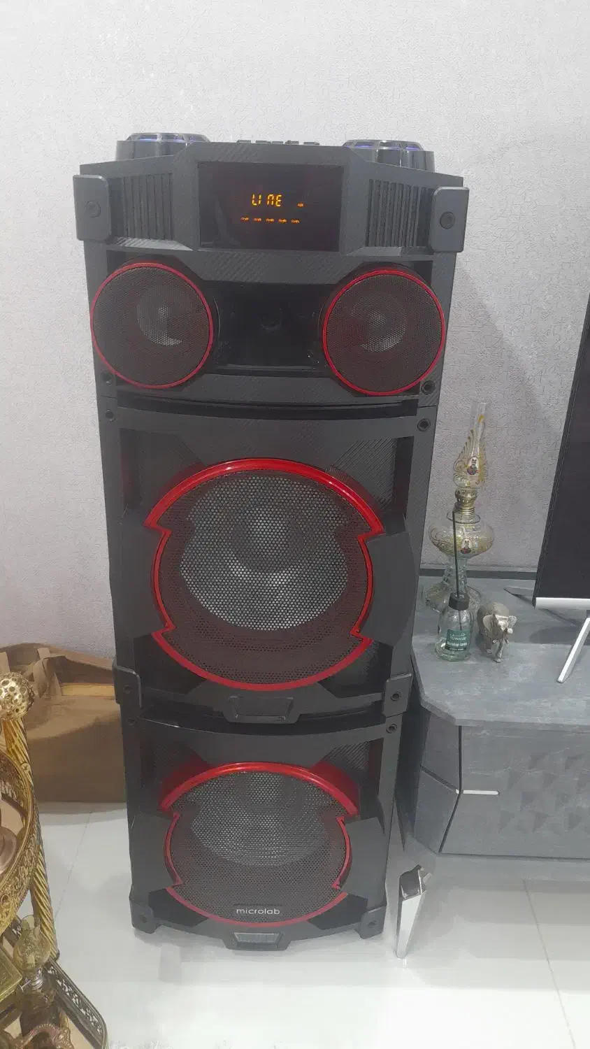 اسپیکر میکرولب dj 1202|سیستم صوتی خانگی|اصفهان, باتون|دیوار