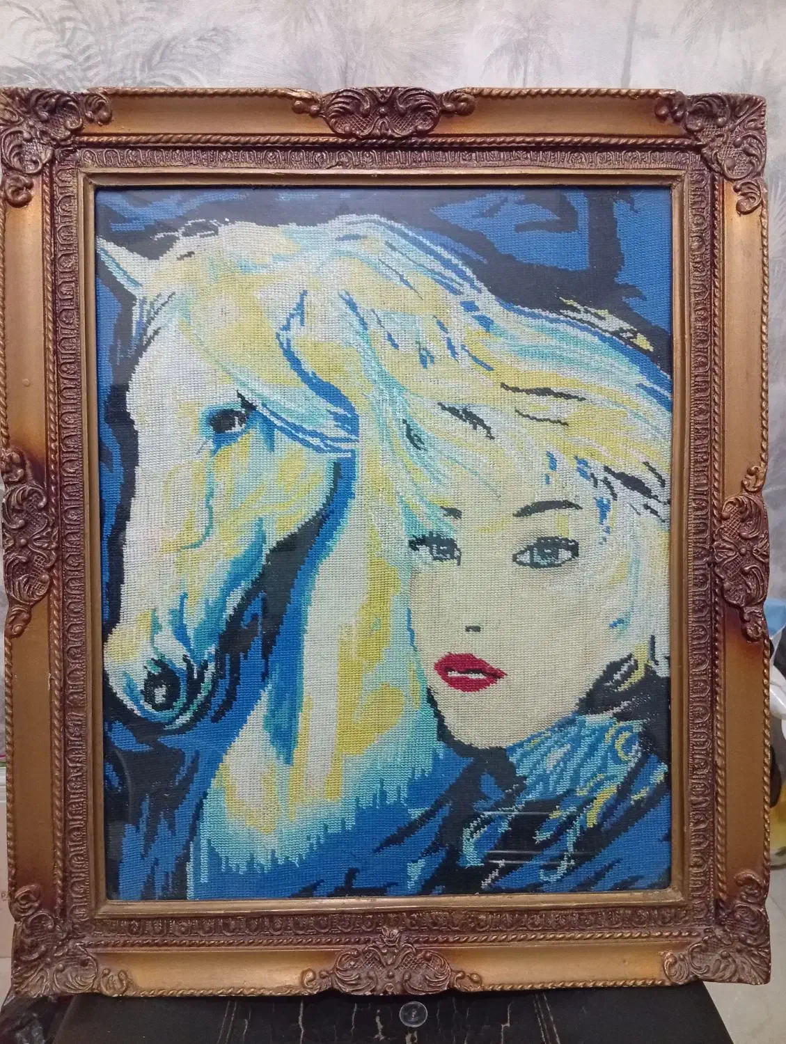 قاب عکس قدیمی|تابلو، نقاشی، عکس|بهشهر, |دیوار