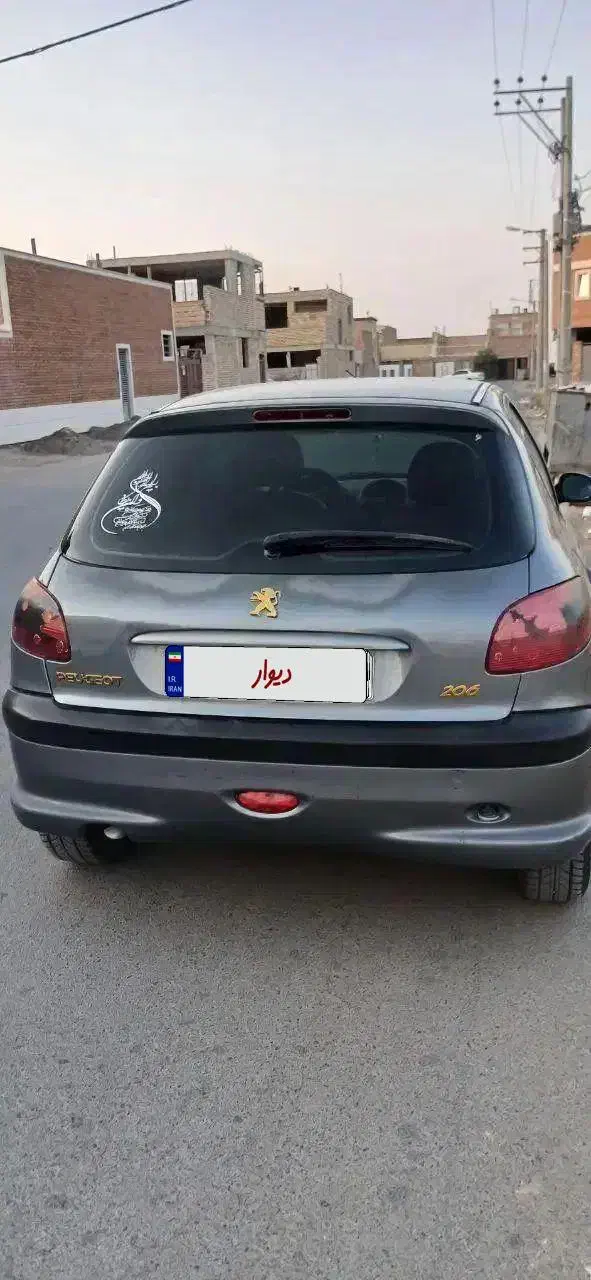 ۲۰۶ مدل ۸۸|خودرو سواری و وانت|آران و بیدگل, |دیوار