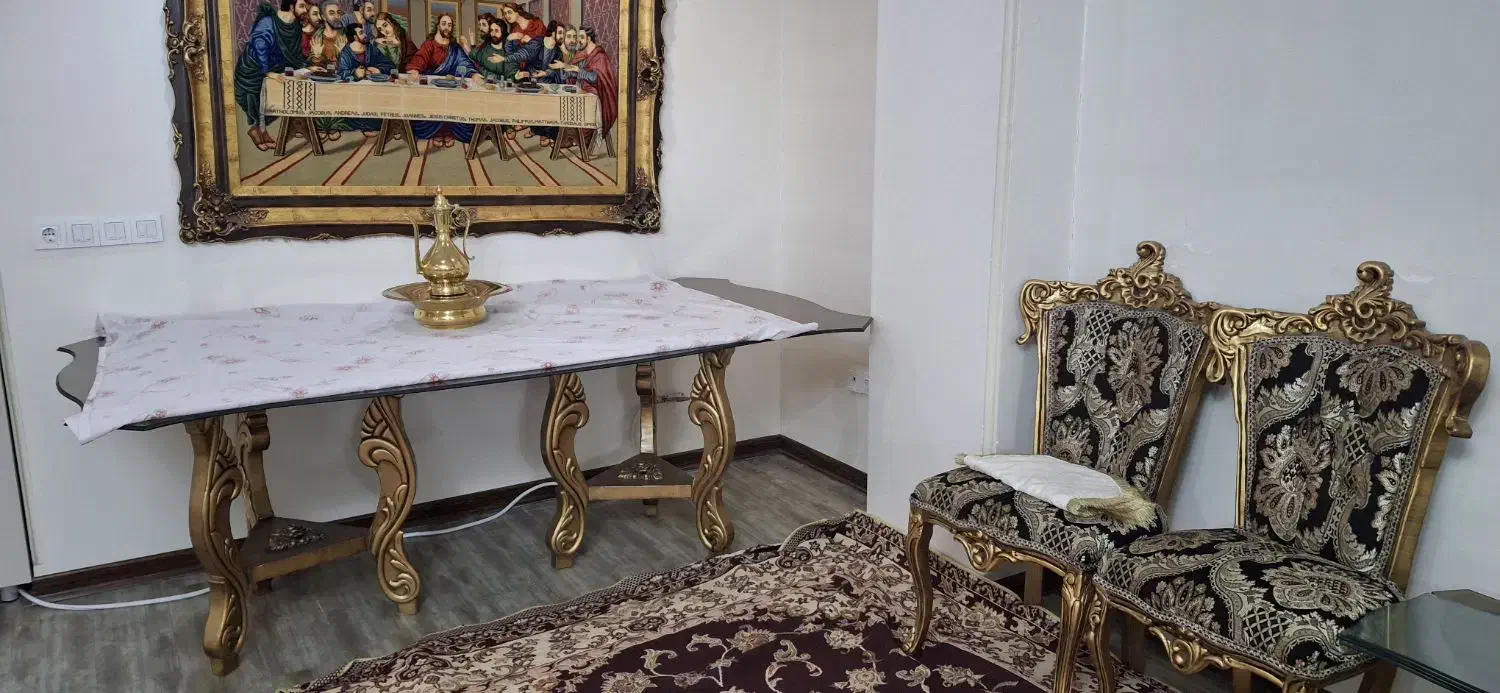 میزناهارخوری هشت نفره باهشت صندلی|میز و صندلی غذاخوری|فردیس, منظریه|دیوار