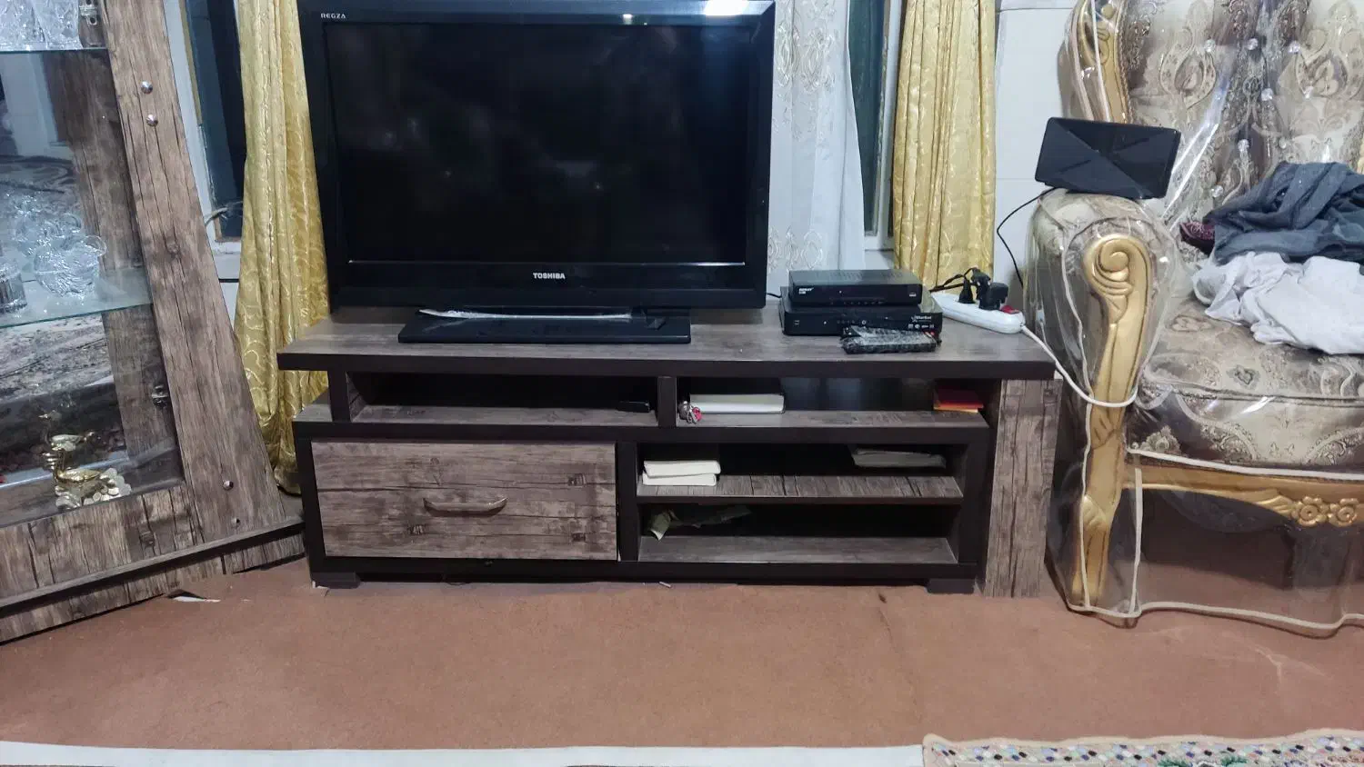 حراج بوفه ومیز تلویزیون صد در صد MDF|میز تلویزیون|شیراز, کوشک میدان|دیوار