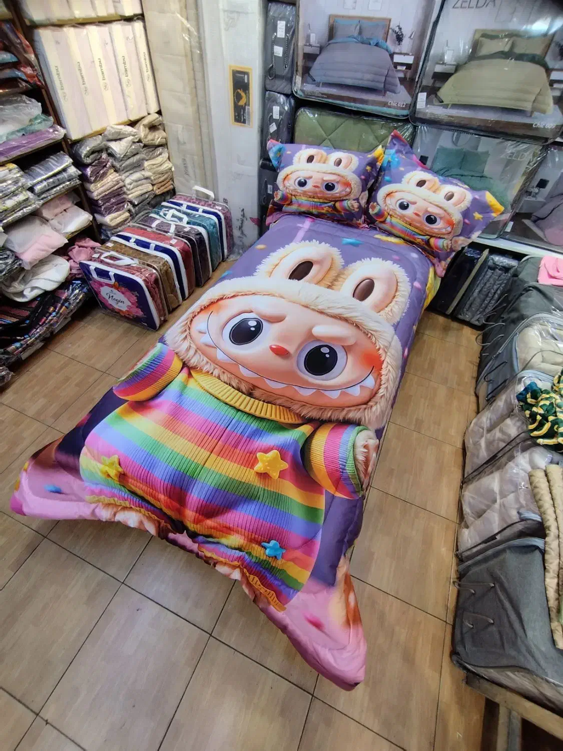 فروش روتختی لبوبو تم سوپرایز شانل مخمل ترک|سرویس روتختی|اهواز, گلستان|دیوار