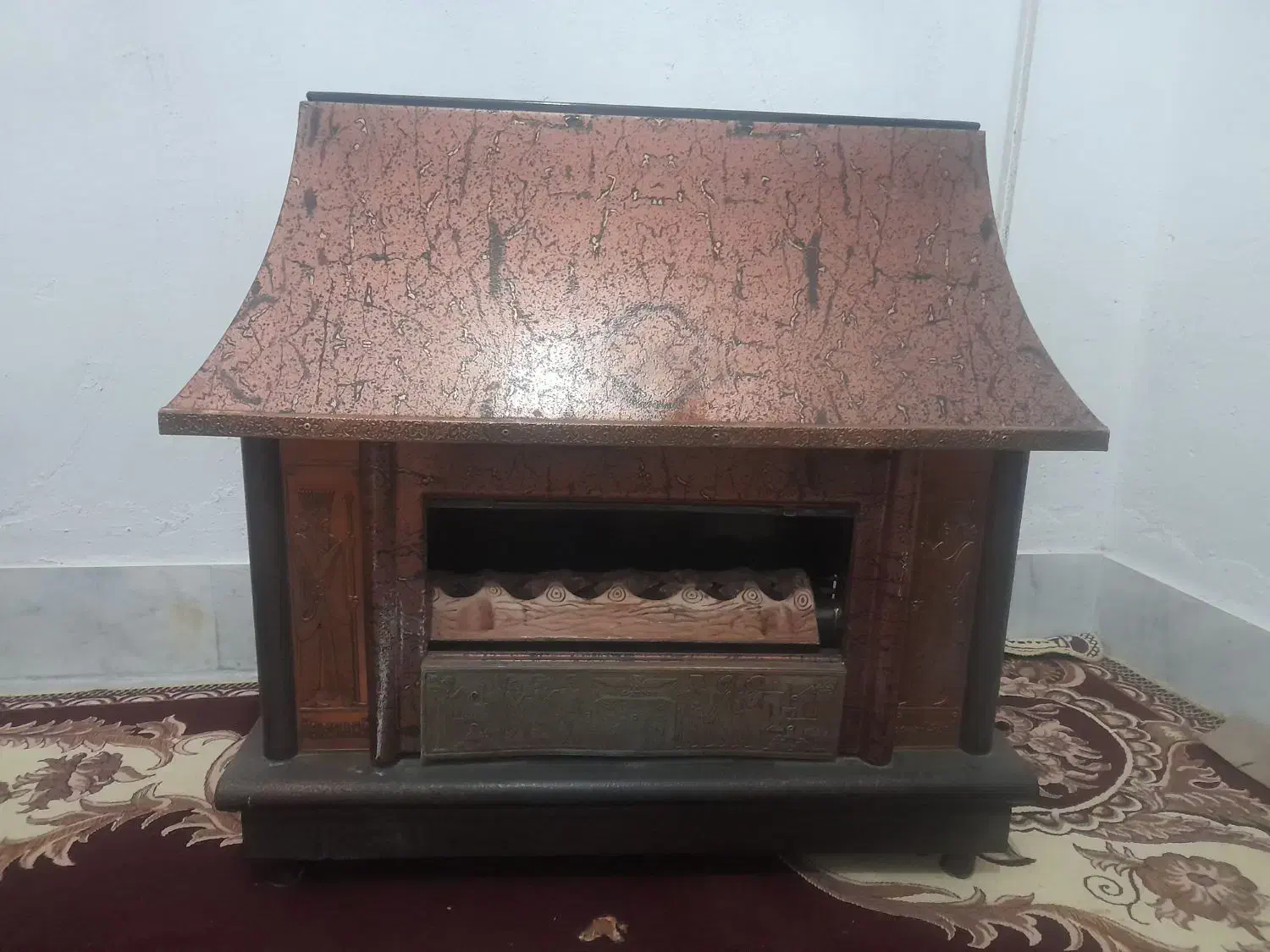 بخاری گازی شومینه|بخاری، هیتر، شومینه|مرودشت, بیست متری بیمارستان|دیوار