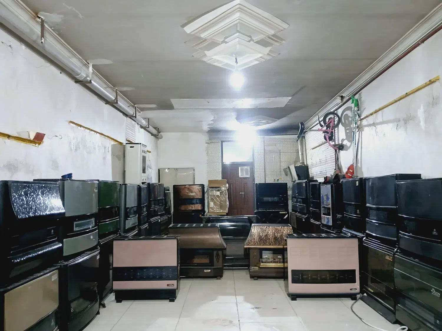 انواع بخاری گازی کم کارباضمانت درحد نو طاهری هفت|بخاری، هیتر، شومینه|نیشابور, خط کاشمر|دیوار