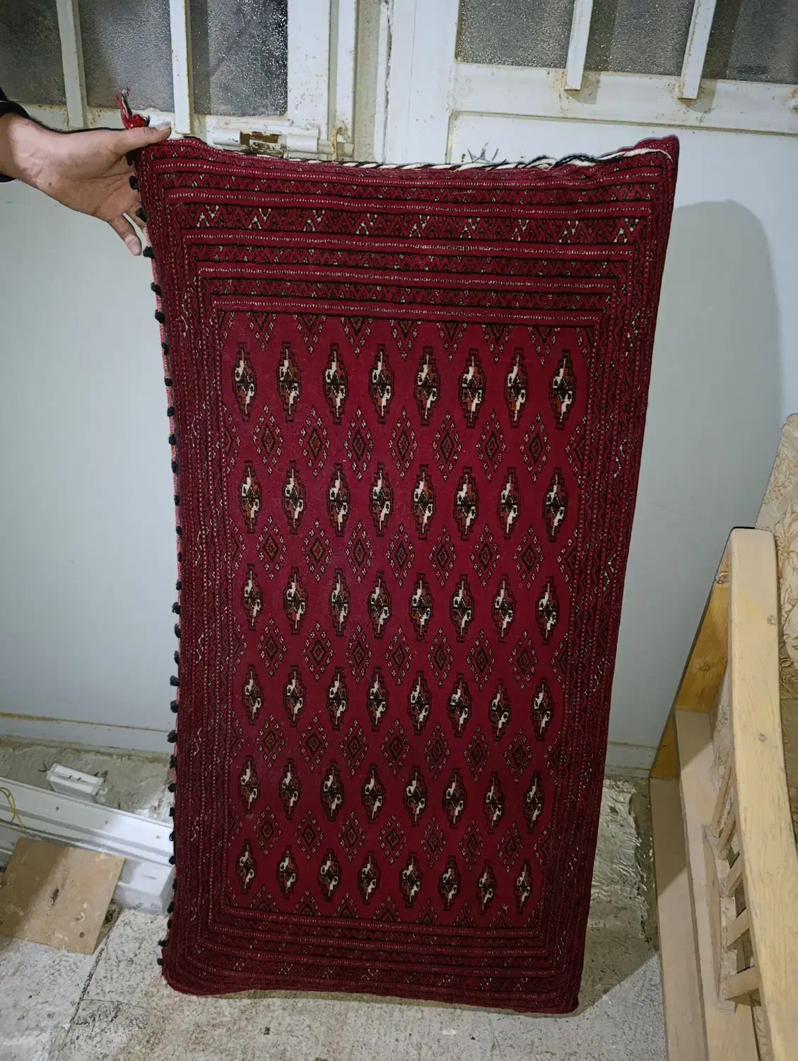 پشتی ترکمن نو یک جفت|پشتی|شاندیز, |دیوار