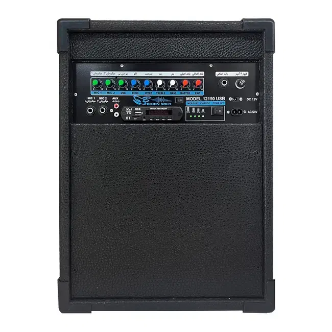 اکو همراه پرتابل 12 اینچ بزرگ برین صوت B12150|پخش‌کننده همراه|بم, |دیوار