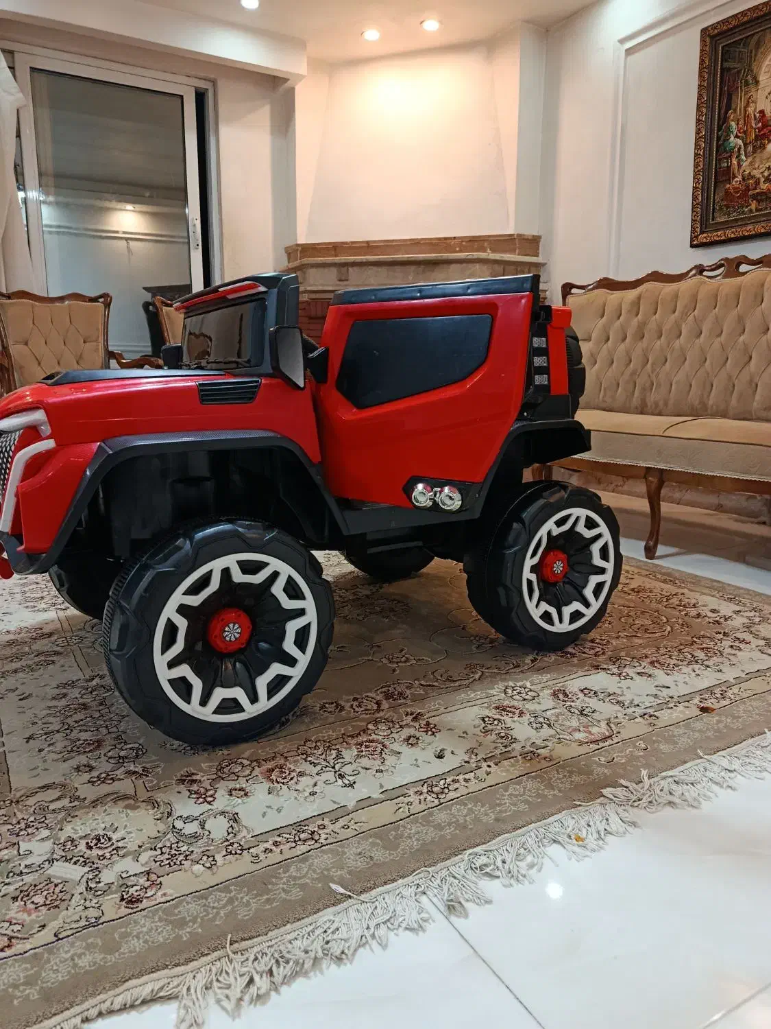 ماشین شارژی بنز شاسی افرودی چهار موتور در حدنو|اسباب‌‌بازی|چالوس, |دیوار