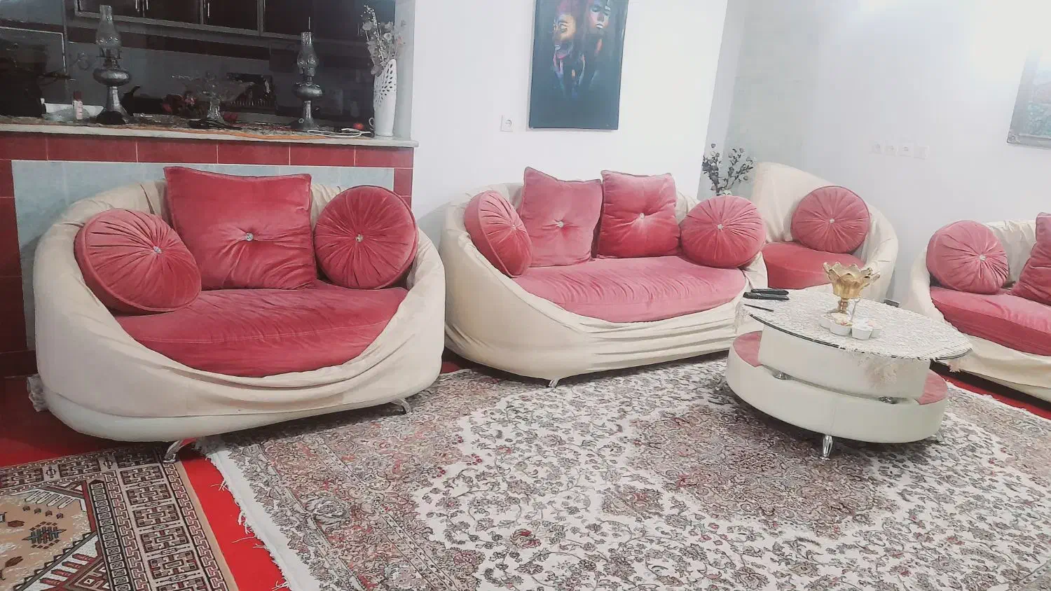 مبل درحد نو شیک با روکش|مبلمان خانگی و میز عسلی|نهاوند, |دیوار