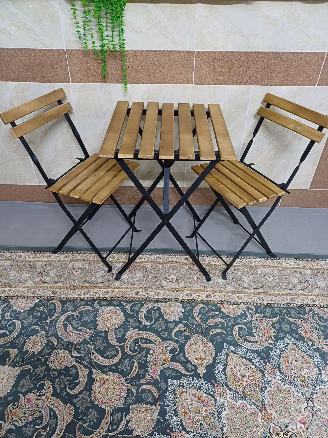 میز و صندلی تاشو چوب وفلز|میز و صندلی غذاخوری|سبزوار, امیر کبیر|دیوار