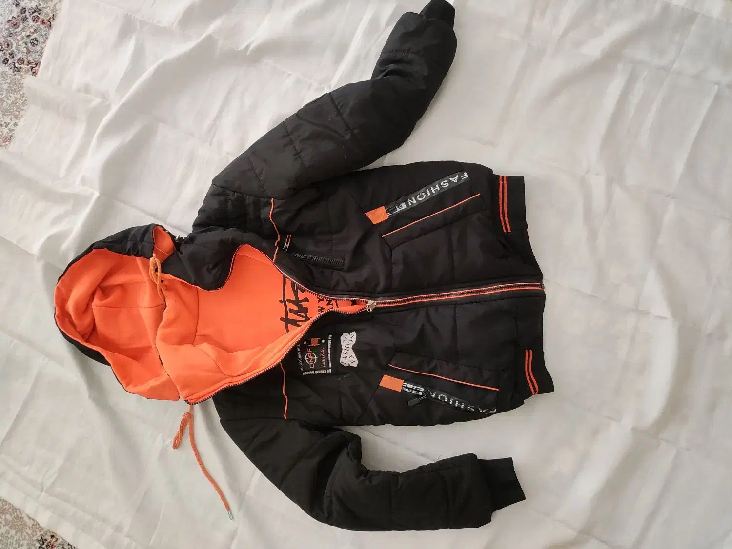 کاپشن دو رویه سایز ۶0|کفش و لباس بچه|دلیجان, |دیوار