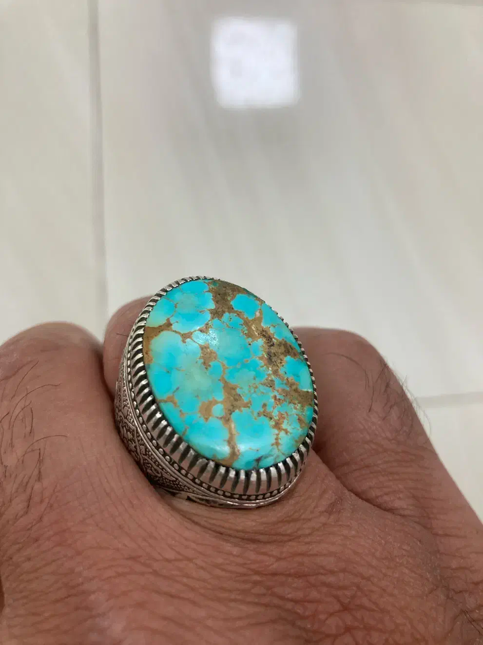 انگشترفیروزه نیشابور|جواهرات|قائن, |دیوار