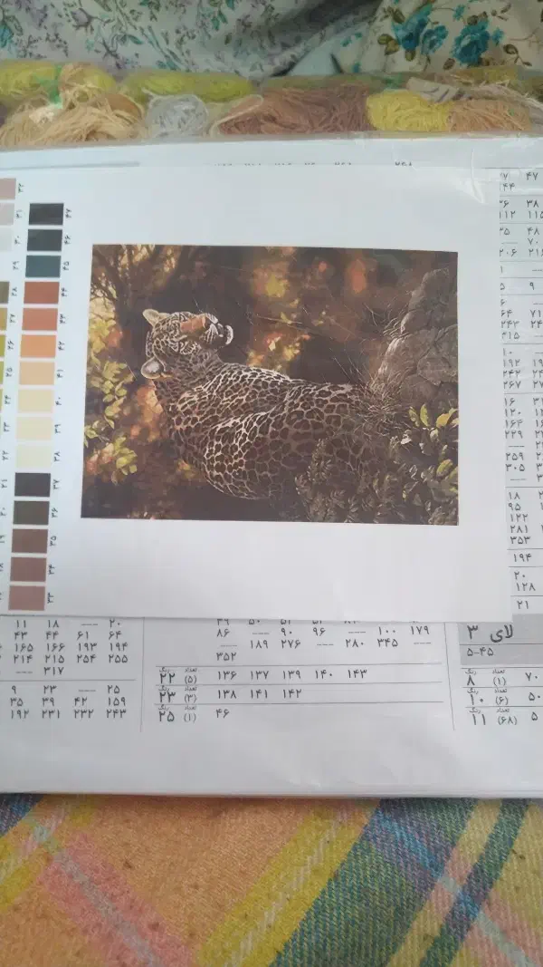 طرح نقشه ببر تابلو فرش|تابلو فرش|محمدشهر, محمدشهر|دیوار