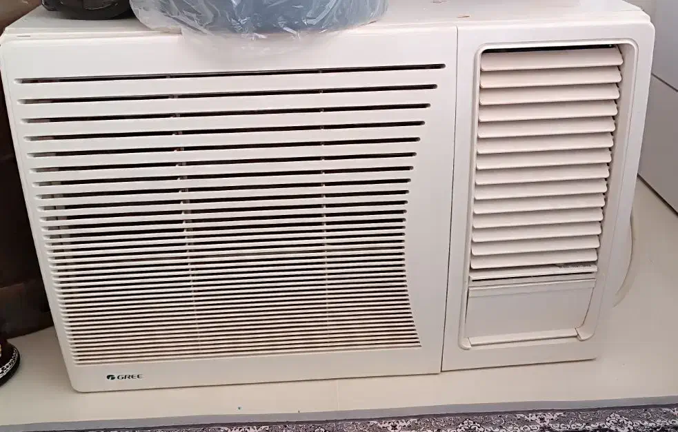 کولر پنجره ای سالم گری درحد نو|کولر گازی و فن‌کوئل|جاسک, |دیوار