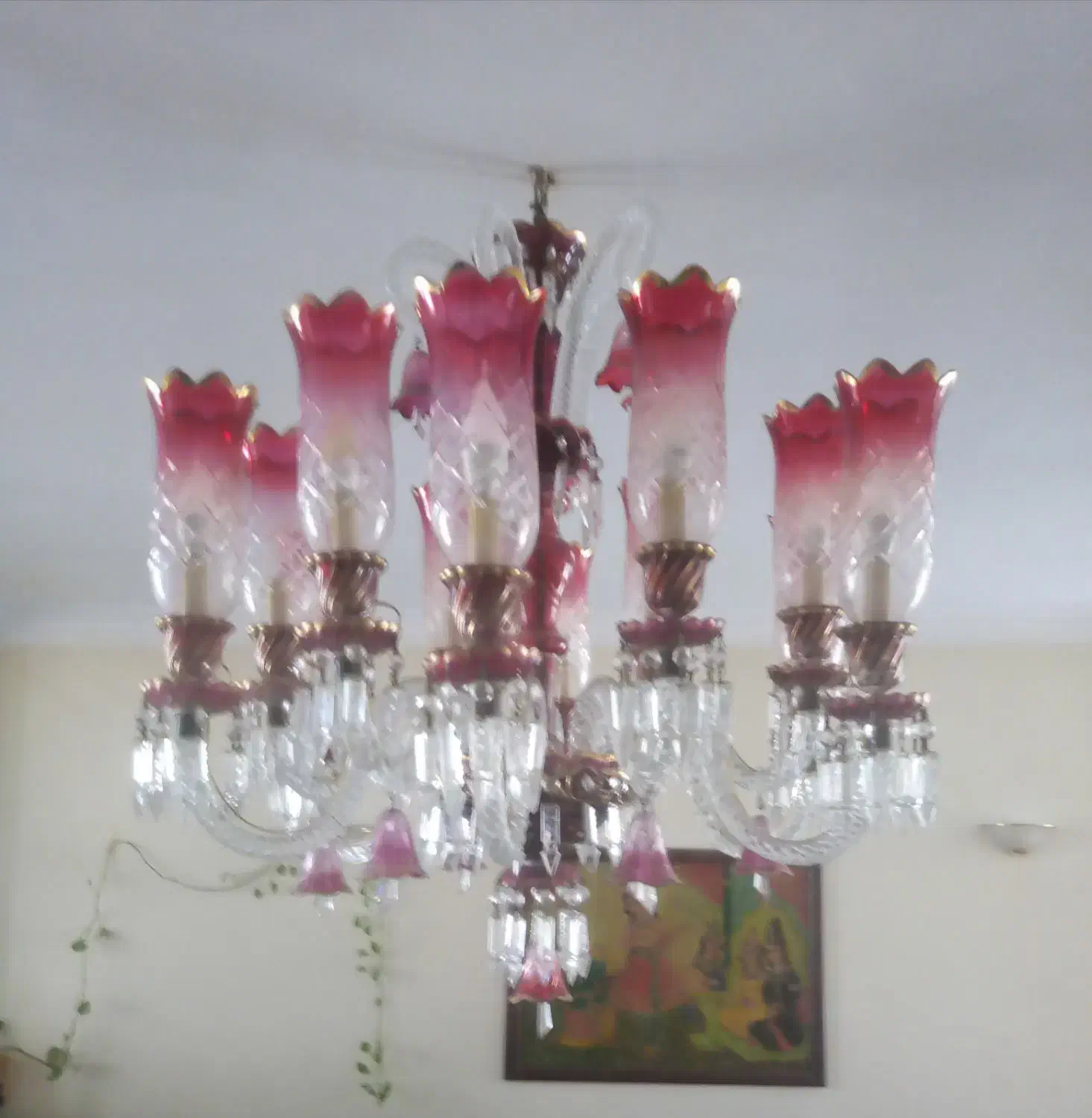 لوستر قدیمی 2دستگاه 12شاخه و8شاخه|لوستر و چراغ آویز|تهران, امین حضور|دیوار