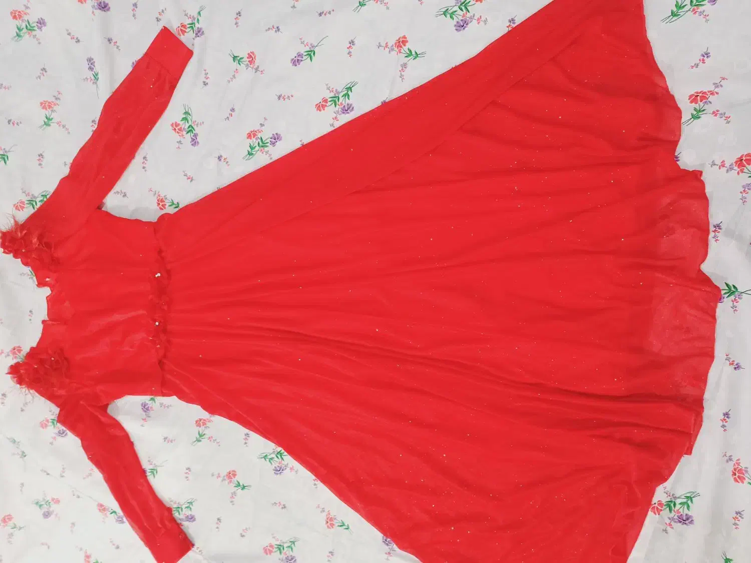 لباس مجلسی قرمز|لباس|گالیکش, |دیوار