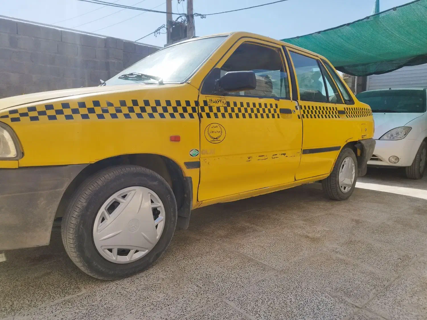 پراید زرد تاکسی داخل شهری|خودرو سواری و وانت|دهلران, |دیوار