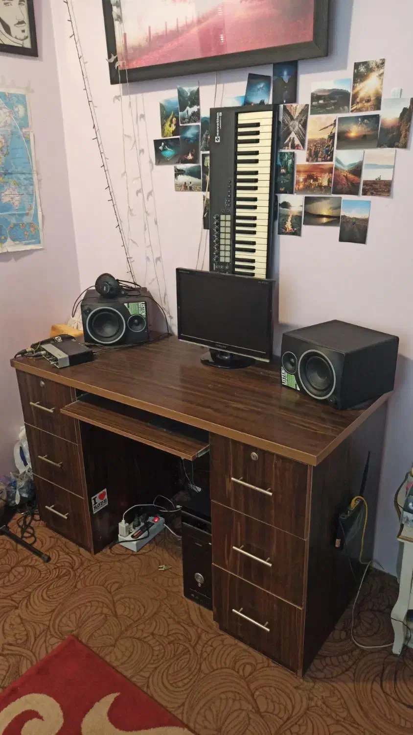 میز کامپیوتر، تحریر، اداری|میز تحریر و کامپیوتر|کردکوی, |دیوار