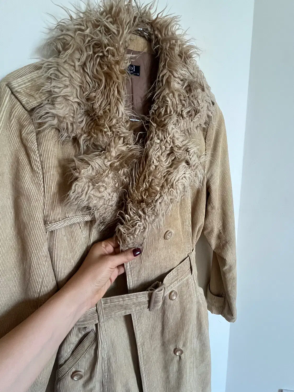 پالتو زنانه راه‌کبریتی خزدار، خارجی|لباس|تهران, ولنجک|دیوار