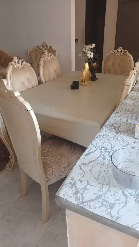 میز ناهارخوری سالم ۶نفره|میز و صندلی غذاخوری|بندر انزلی, خوش پیک|دیوار