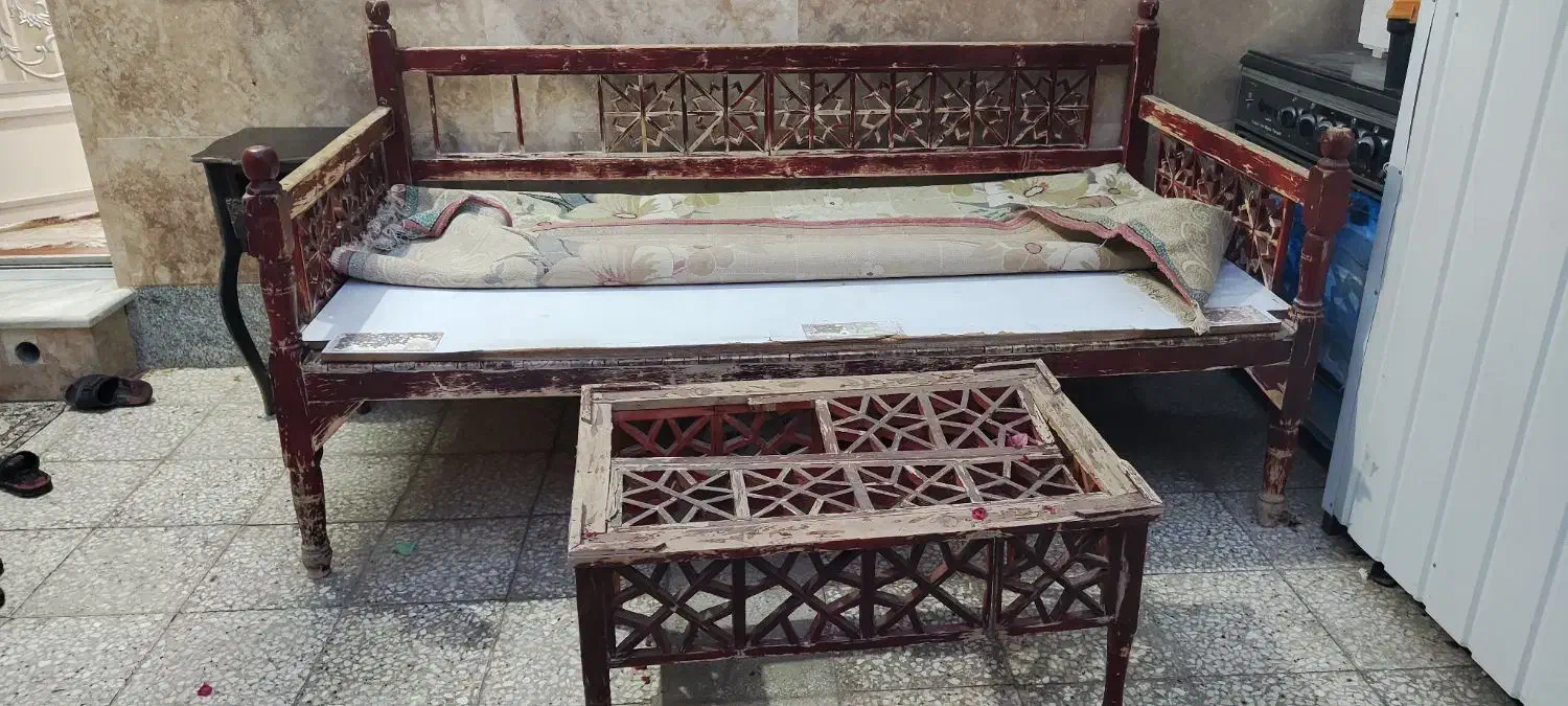 تخت سنتی|مبلمان خانگی و میز عسلی|قم, نیروگاه|دیوار