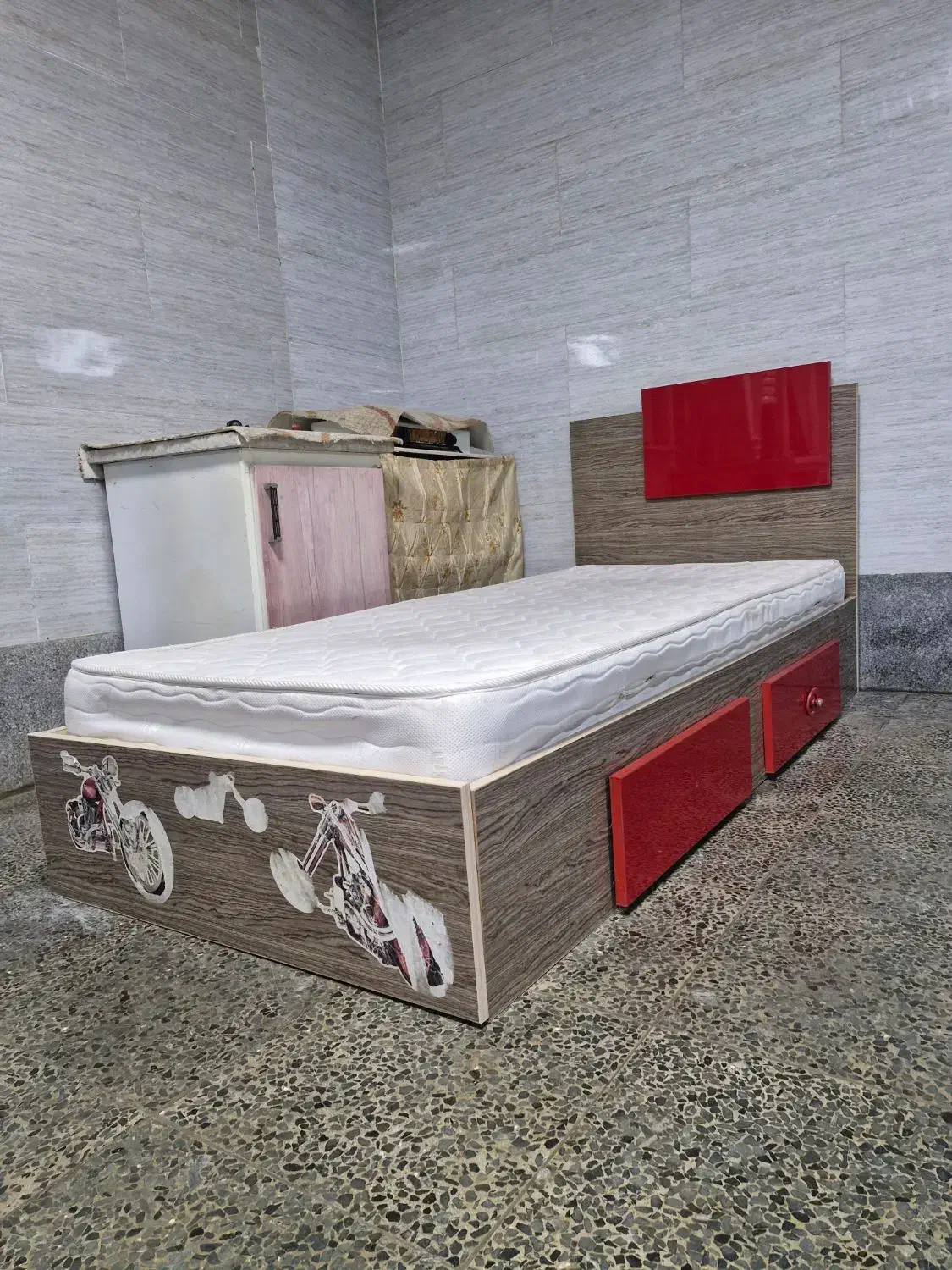 تخت خواب تکنفره|تخت و سرویس خواب|گرگان, |دیوار