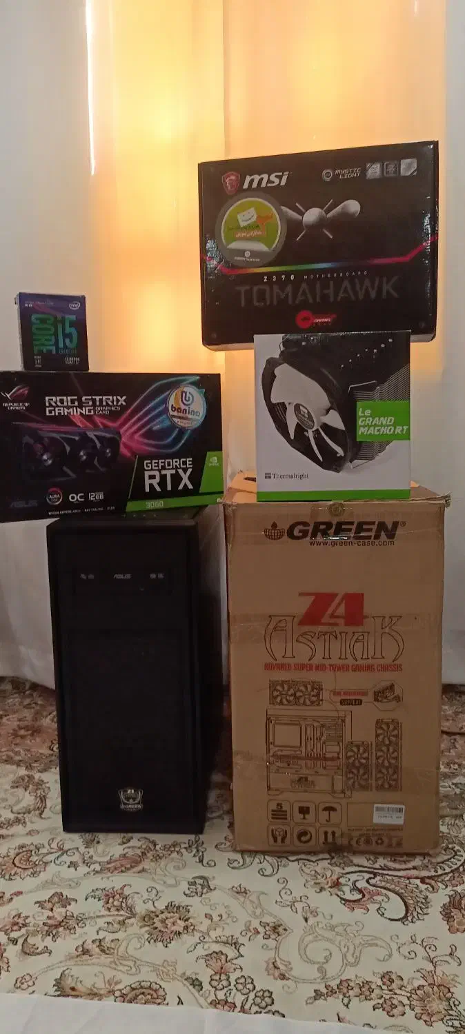 فروش کیس گیمینگ  کامپیوتر با قطعات|رایانه رومیزی|بندرعباس, |دیوار