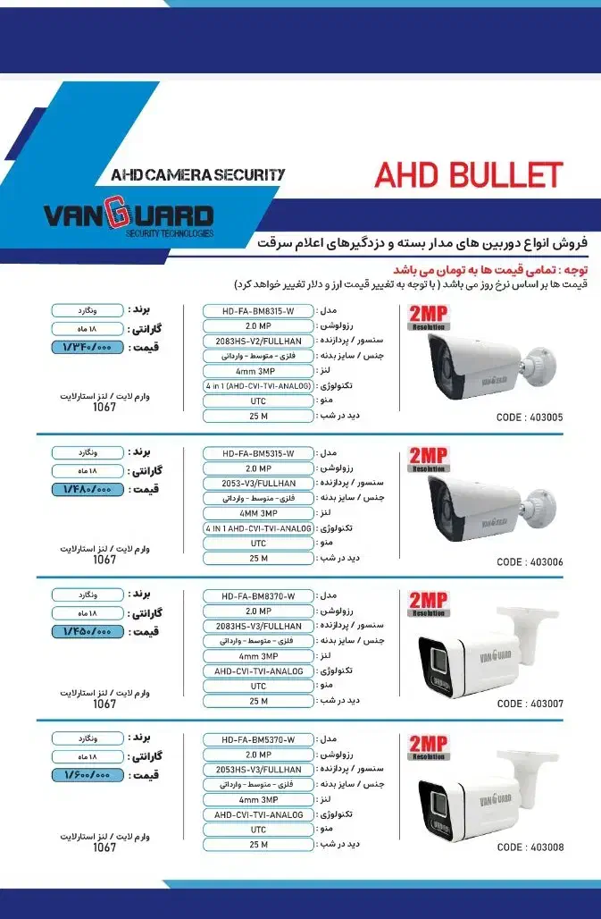 فروش انواع دوربین مداربسته|دوربین مداربسته|زابل, |دیوار