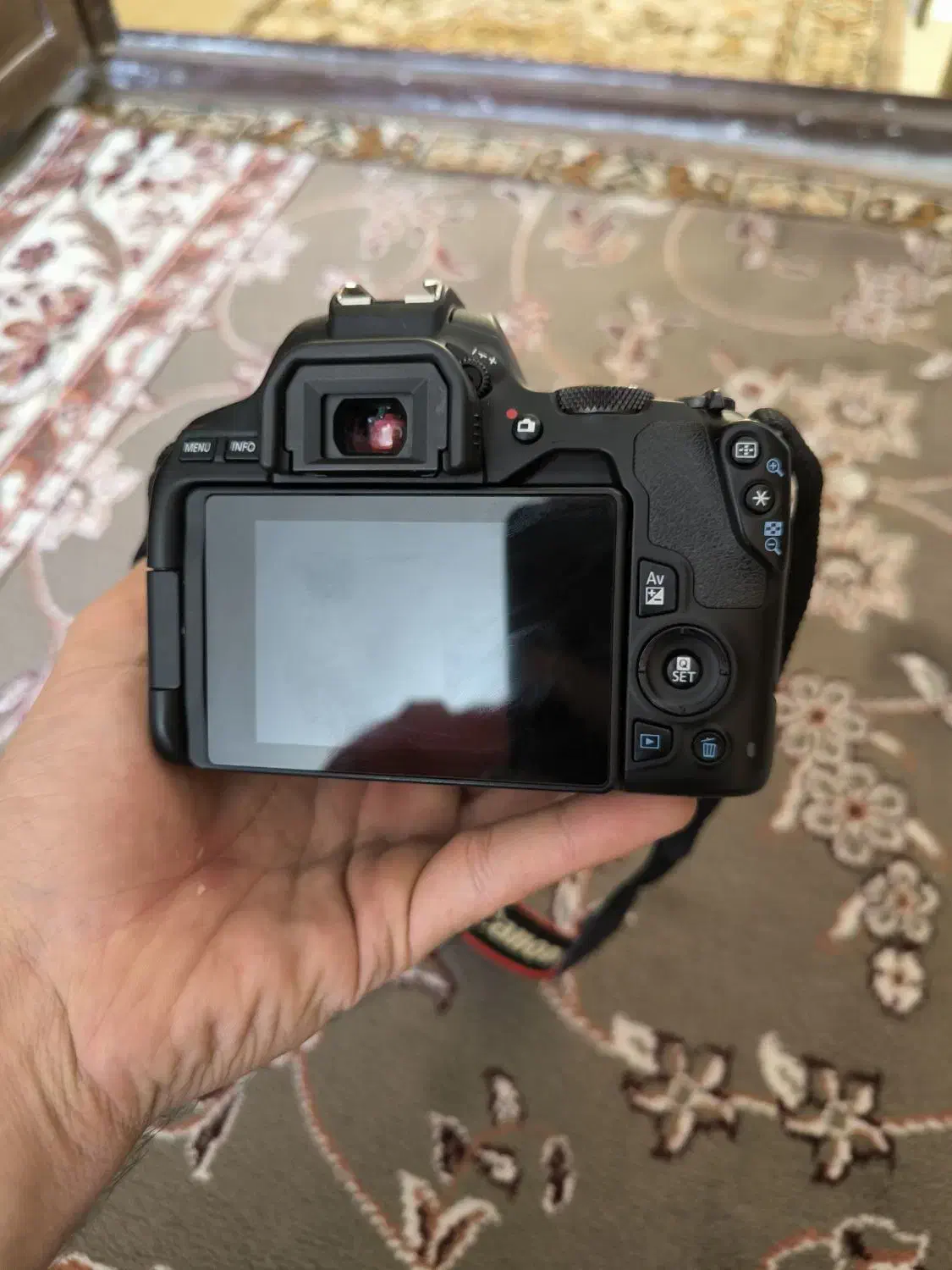 دوربین عکاسی کنون 250d + لنز ۱۸.۵۵|دوربین عکاسی و فیلم‌برداری|قم, علی آباد سعدگان|دیوار