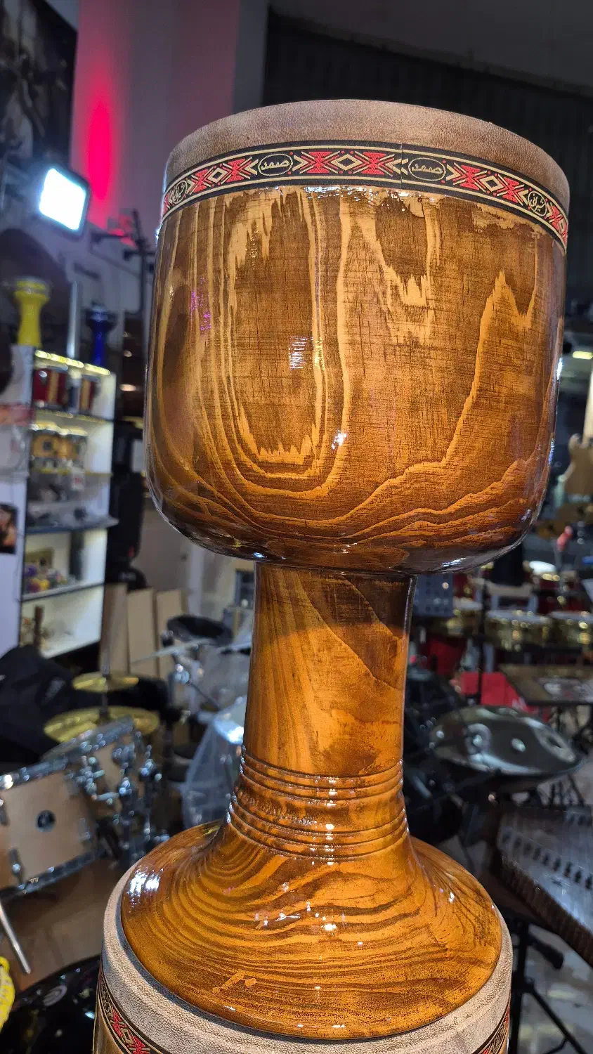 تنبکهای ویژه تمام گردو|سازهای سنتی|قائم‌شهر, |دیوار