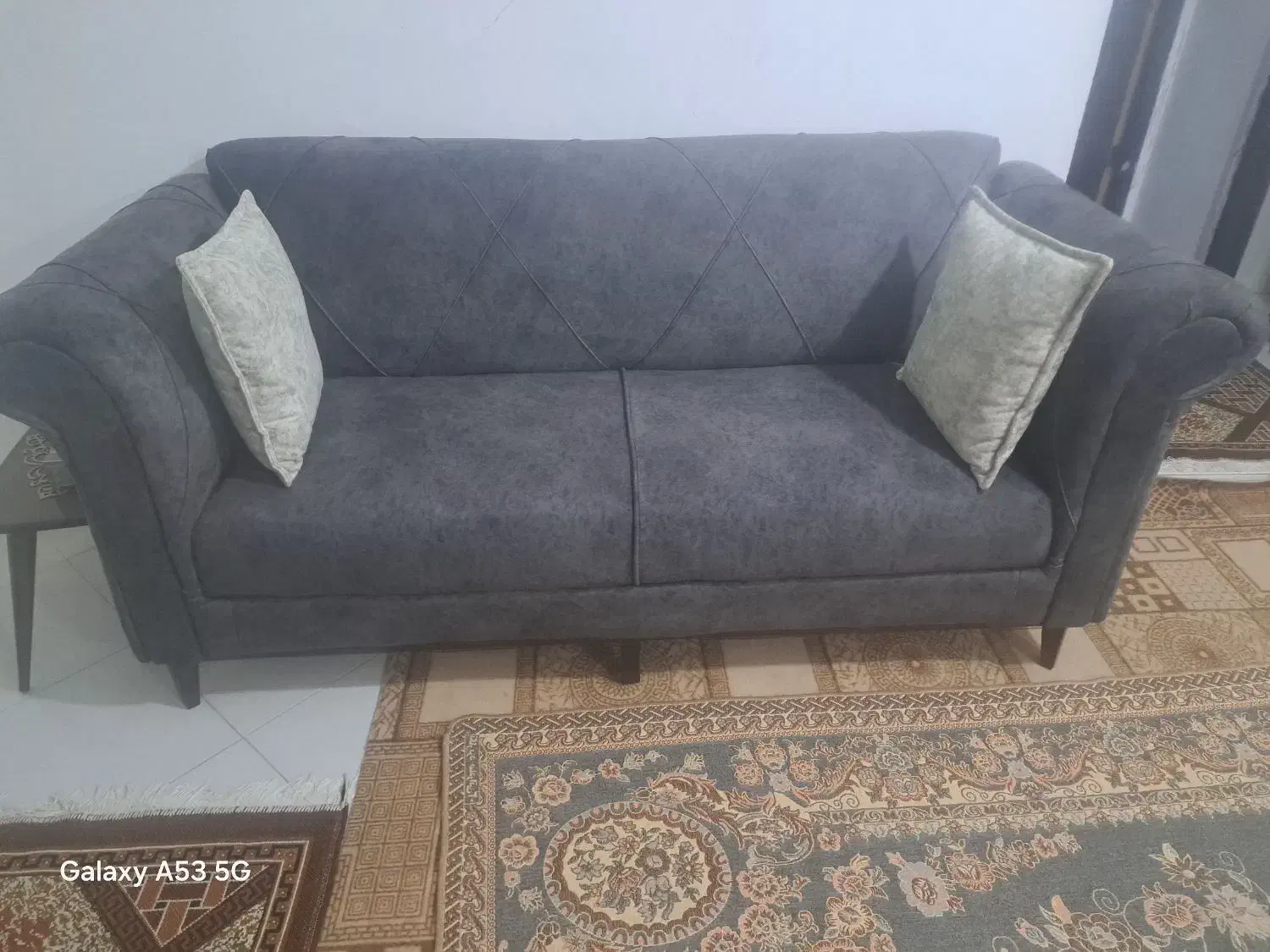 مبل نو در حد اکبند ۷نفره بهترین پارچه عالی|مبلمان خانگی و میز عسلی|گلبهار, شهر جدید گلبهار|دیوار