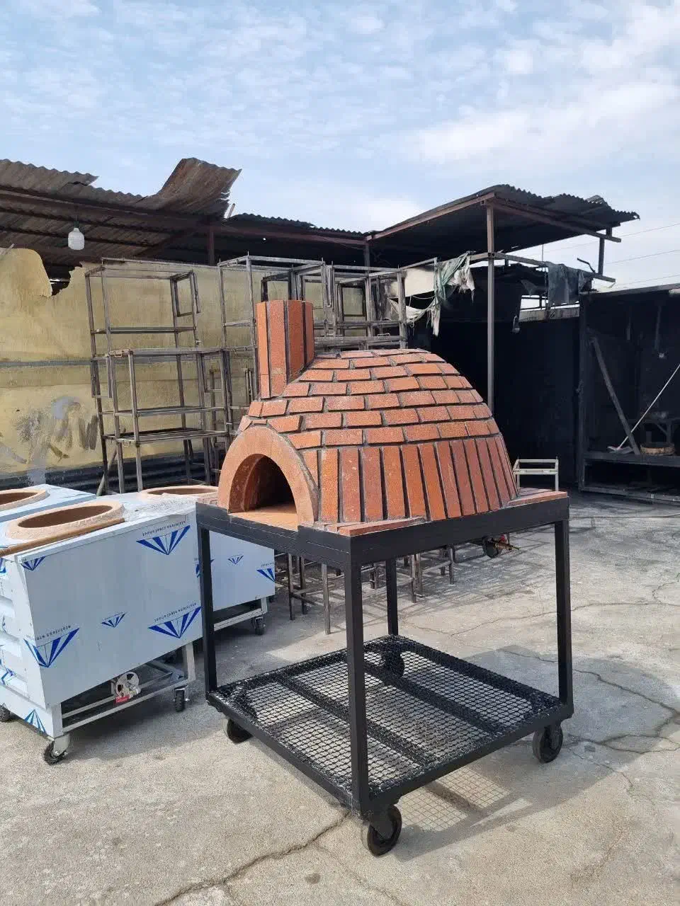 تنور گلی مخصوص برا پخت و پز|اجاق گاز و لوازم برقی پخت‌وپز|شفت, |دیوار