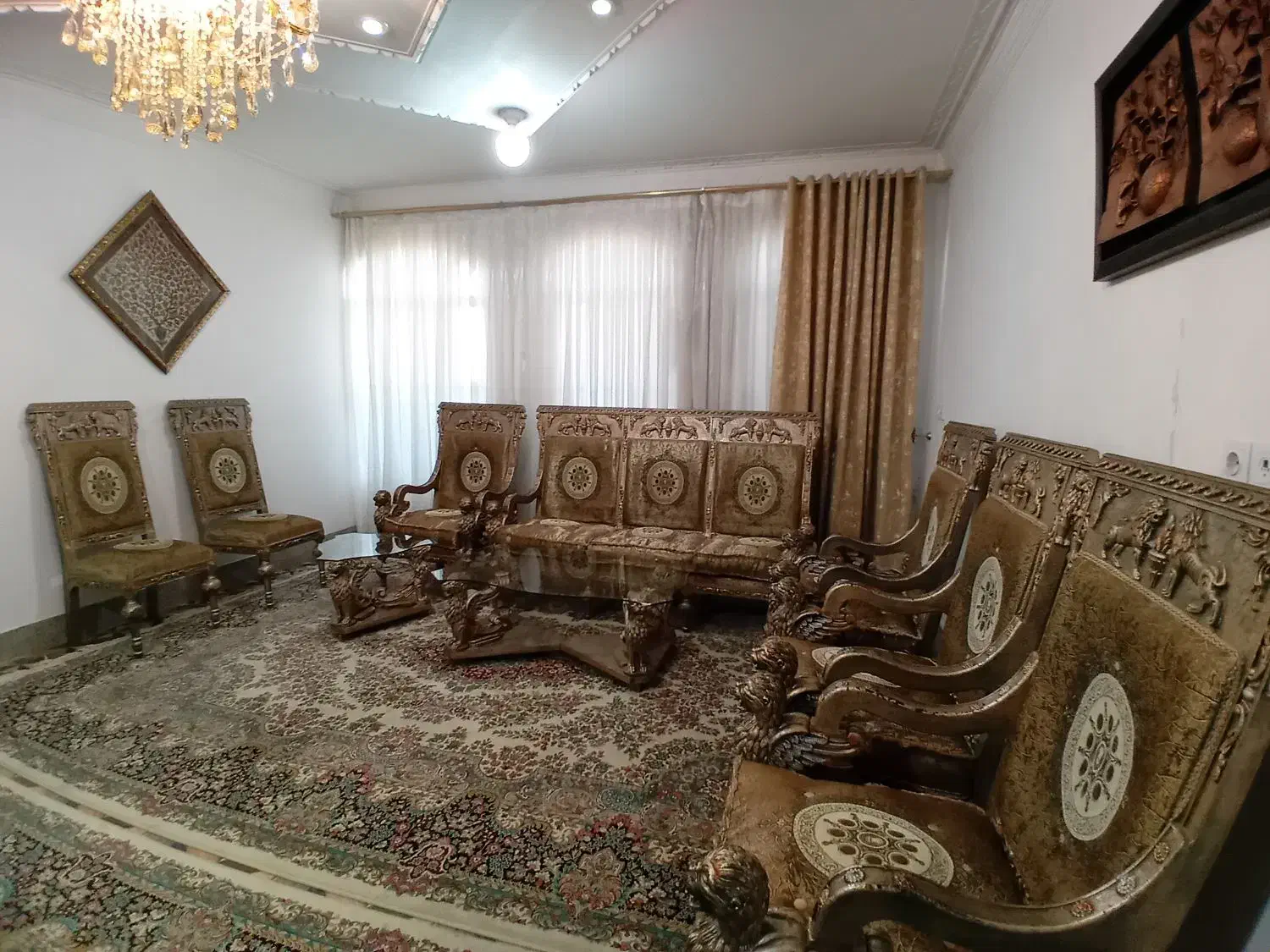 مبل نه نفره|مبلمان خانگی و میز عسلی|سیرجان, |دیوار