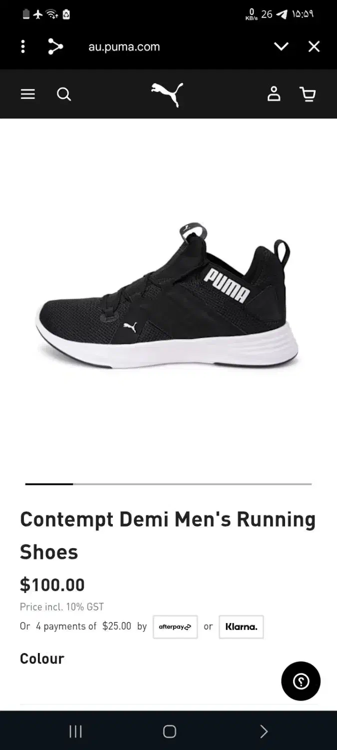 کفش پوما اوریجینال بسیار سبک و راحت سایز ۳۶|کیف، کفش، کمربند|مشهد, سجادیه|دیوار