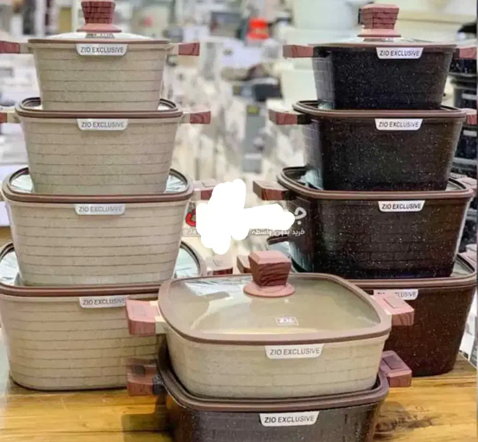 قابلمه مربعی زیو|ظروف پخت‌وپز|سرپل ذهاب, |دیوار