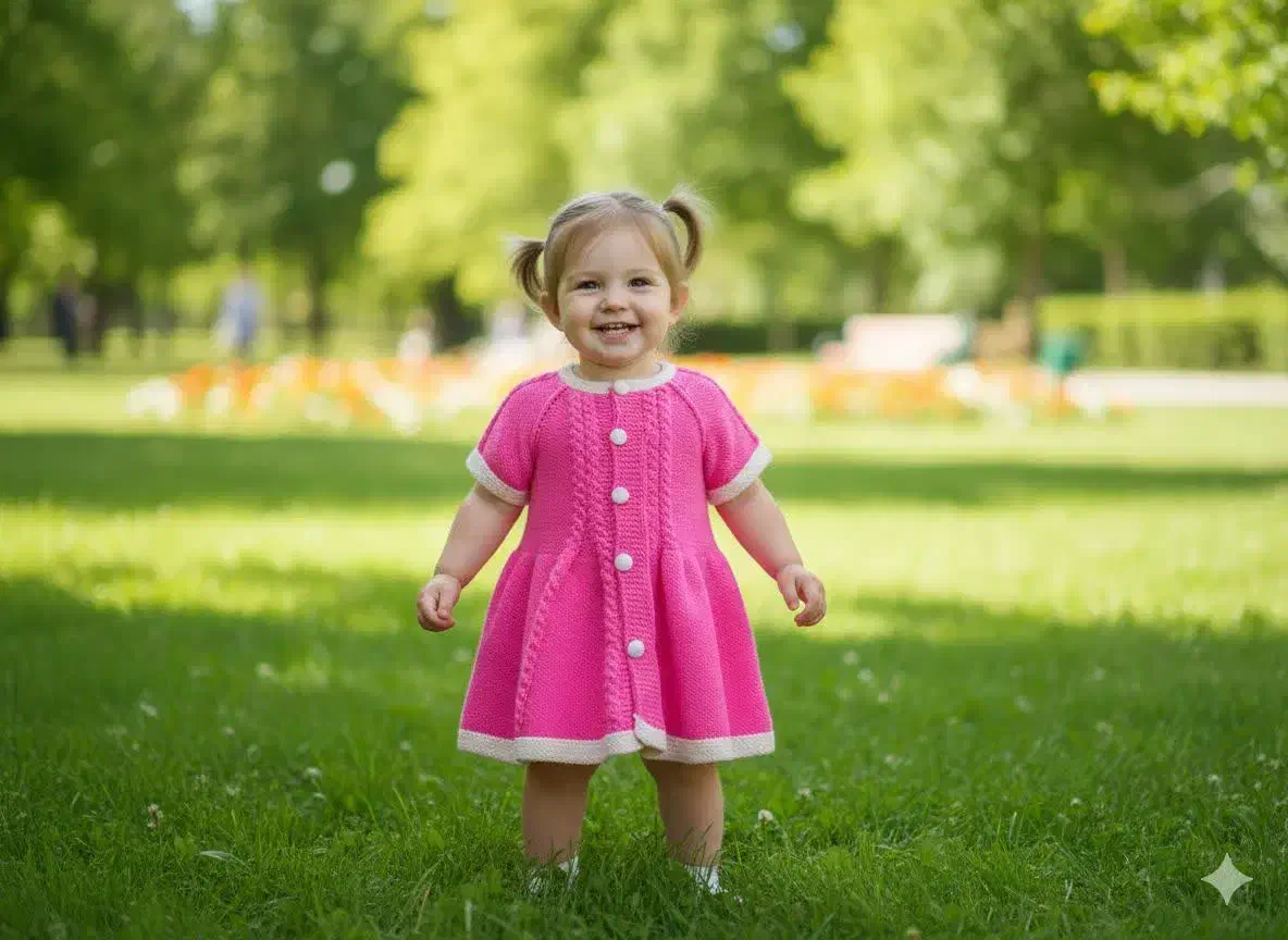 پیراهن بافت دخترانه|لباس|لار, |دیوار