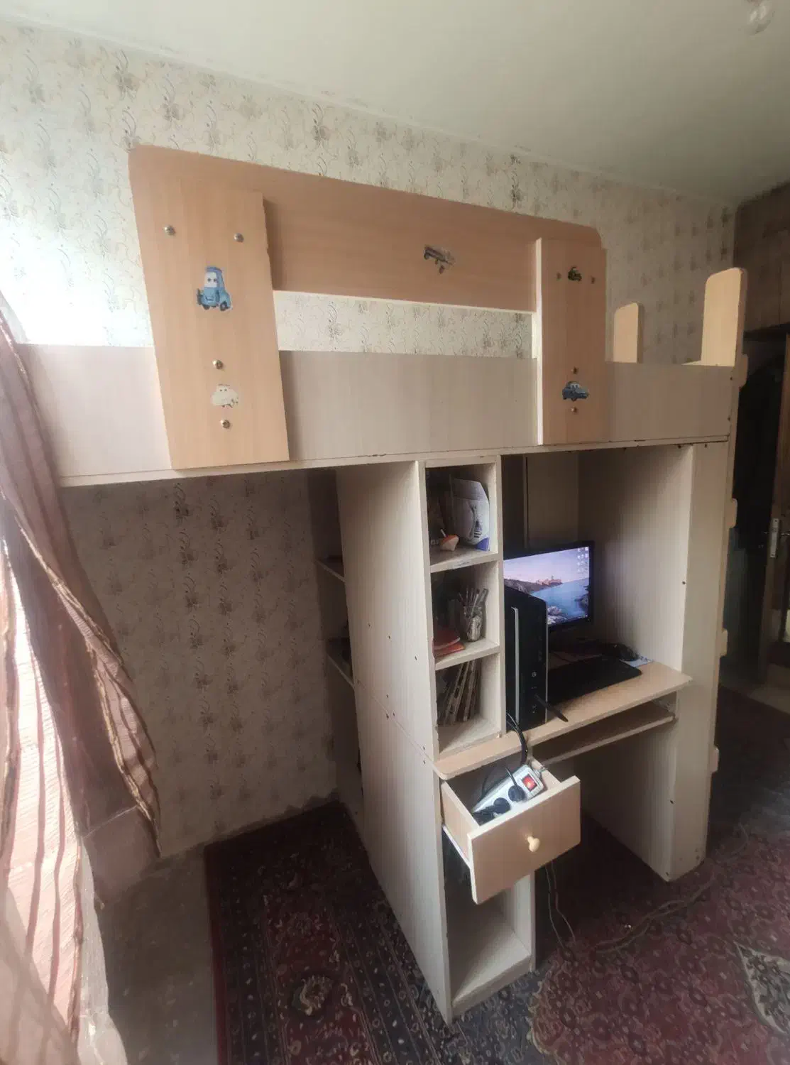 تخت خواب دو طبقه MDF|تخت و سرویس خواب|مشهد, یوسفیه (شهرک غرب)|دیوار