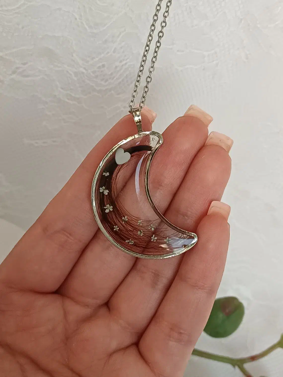 گردنبند رزینی با موی عزیزانت (یادگاری جاودانه)|بدلیجات|پاکدشت, پاکدشت (مامازند)|دیوار