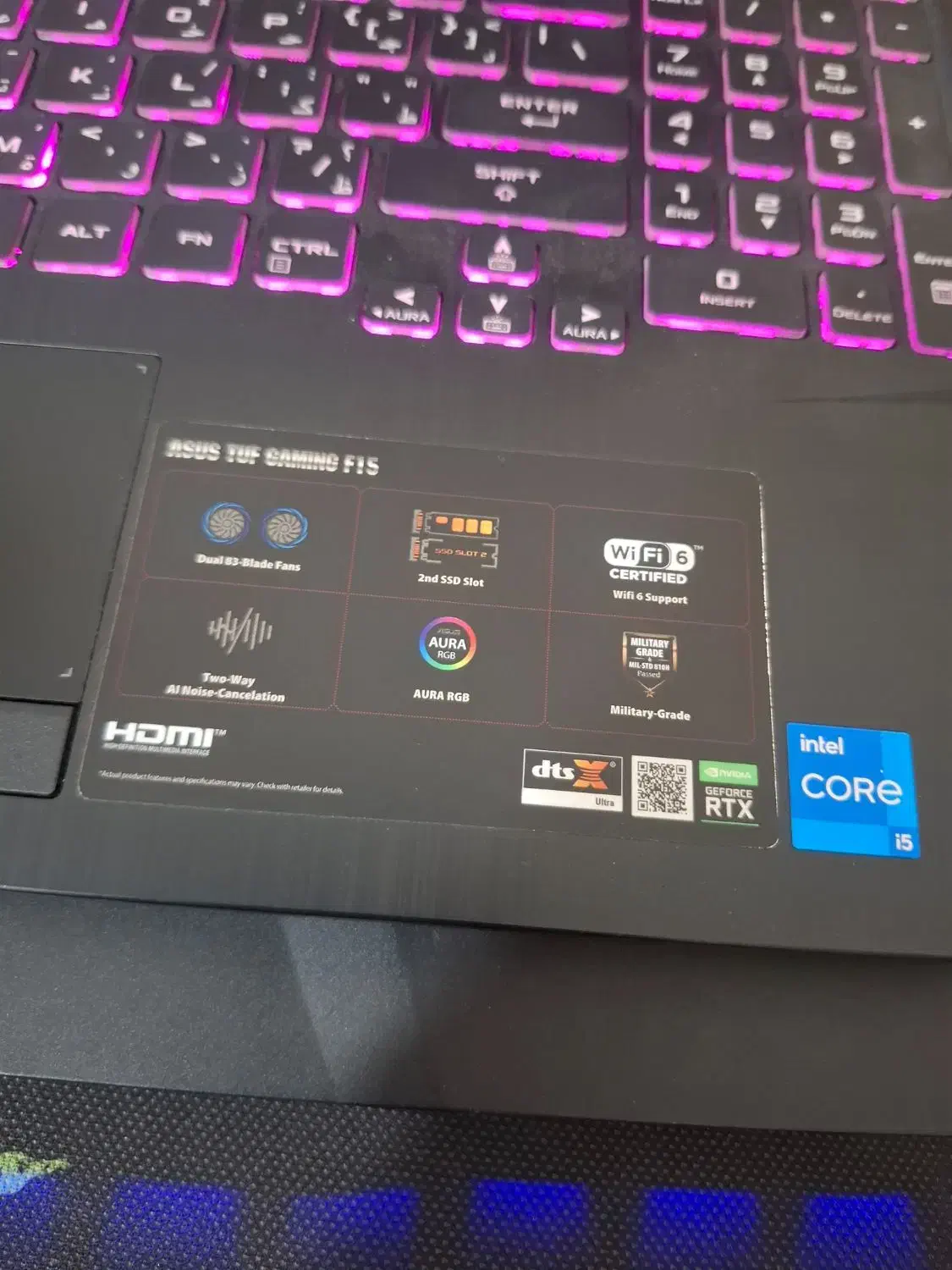 لپتاپ تاپ ASUS TUF F15|رایانه همراه|تهران, اتابک|دیوار