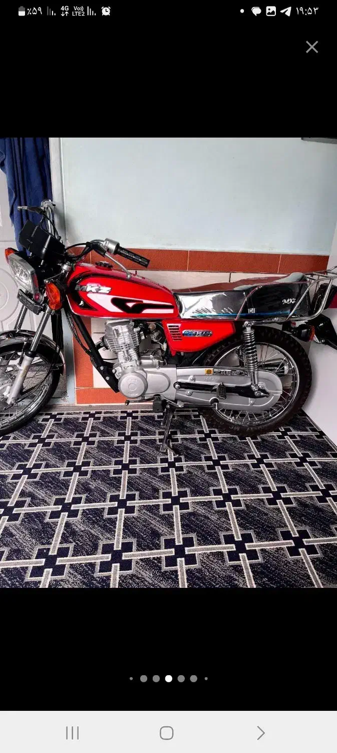 موتور سیکلت 125MKZ|موتورسیکلت|خرمآباد, |دیوار