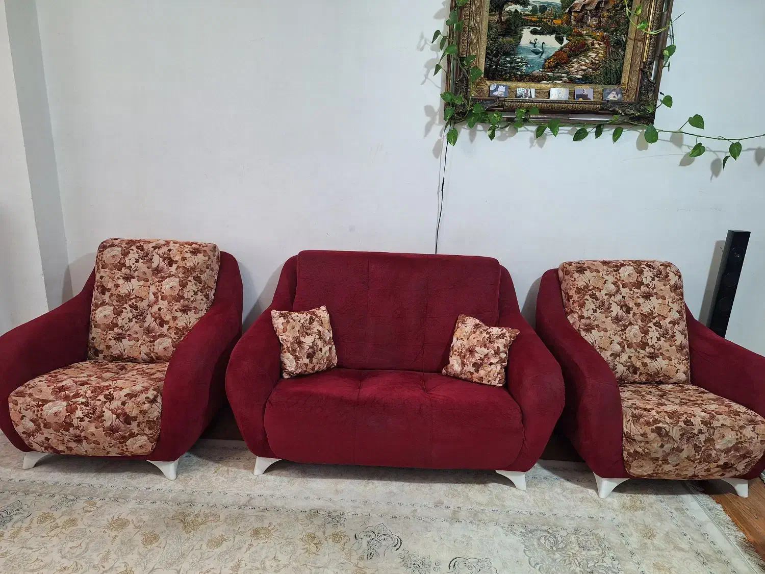 مبل|مبلمان خانگی و میز عسلی|پرند, فاز ۶|دیوار